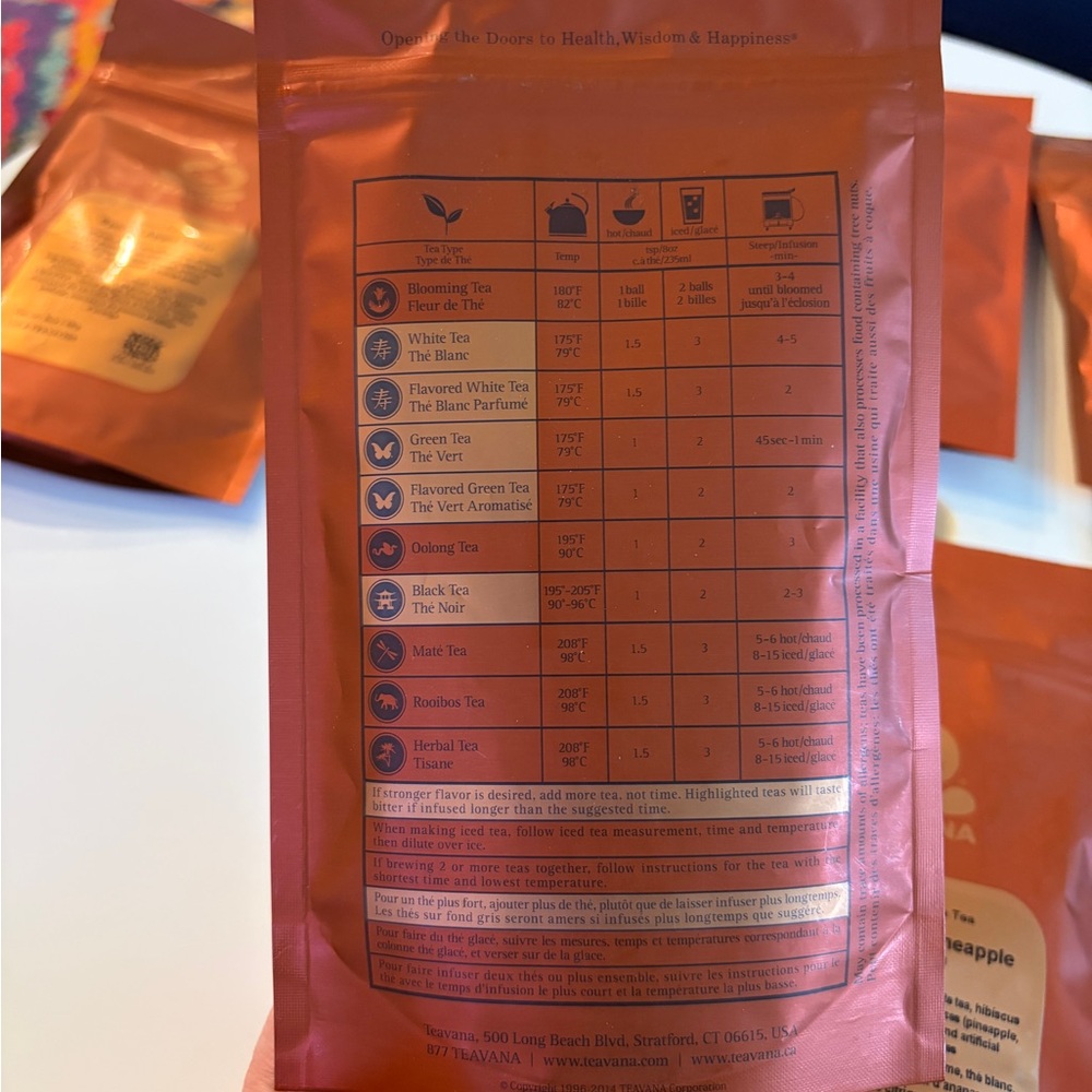 Teavana loose leaf tea - Picture 10 of 11